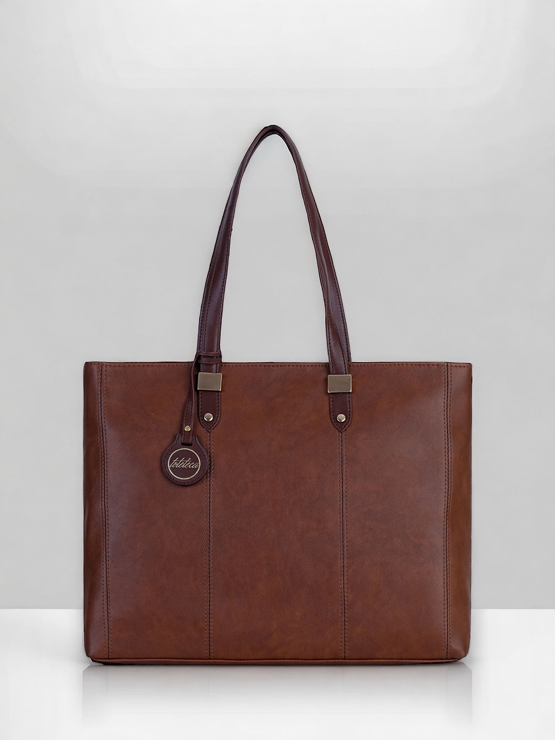 

Toteteca Structured Shoulder Bag, Tan