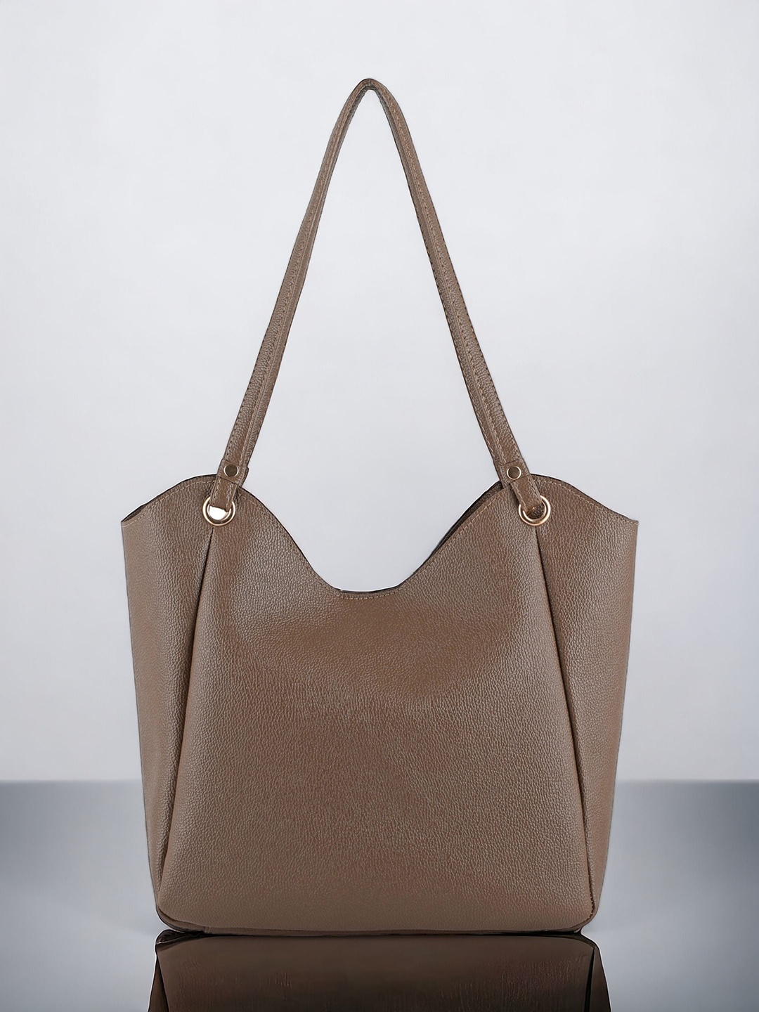 

Toteteca Colourblocked Shopper Shoulder Bag, Beige