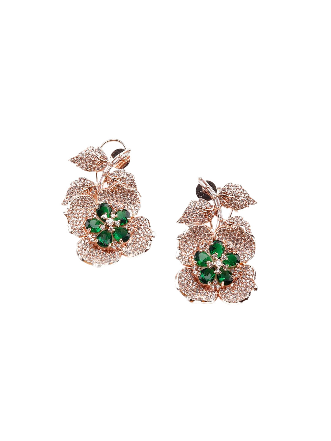

ODETTE Gold-Plated Contemporary Drop Earrings