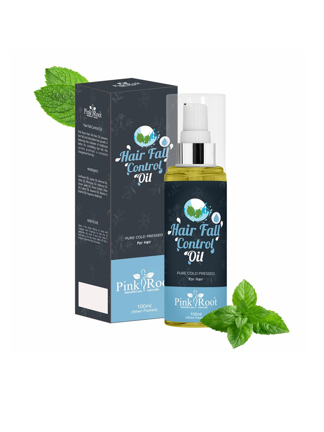 

Pink Root Hair Fall Control Oil To Promote Hair Growth - 100ml, Blue