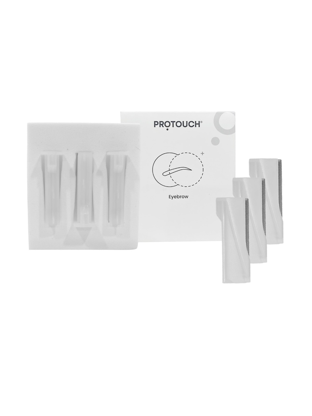 

PROTOUCH Dermaplaning Eyebrow Grooming Attachments, White