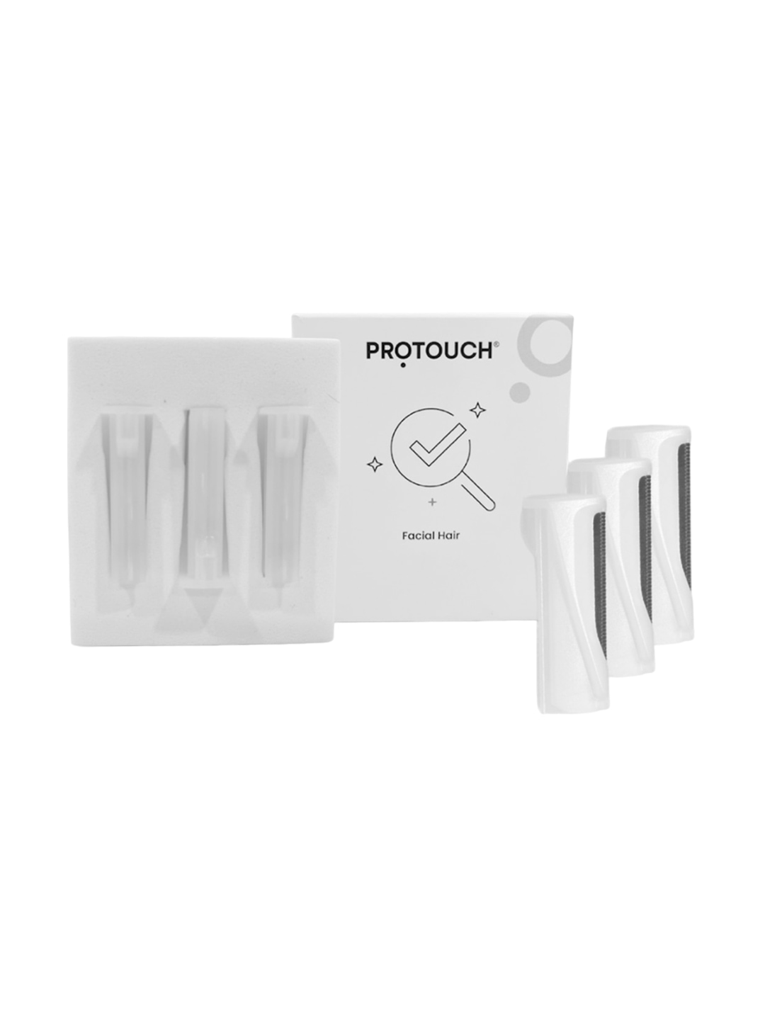 

PROTOUCH Dermaplaning Facial Hair Removal Attachments, White
