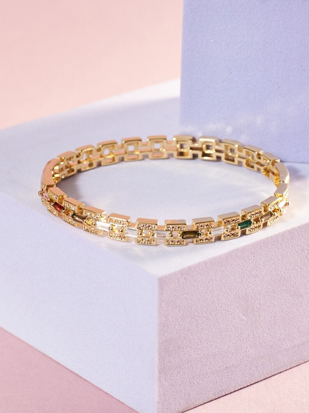 

SALTY Gold-Plated Bangle-Style Bracelet