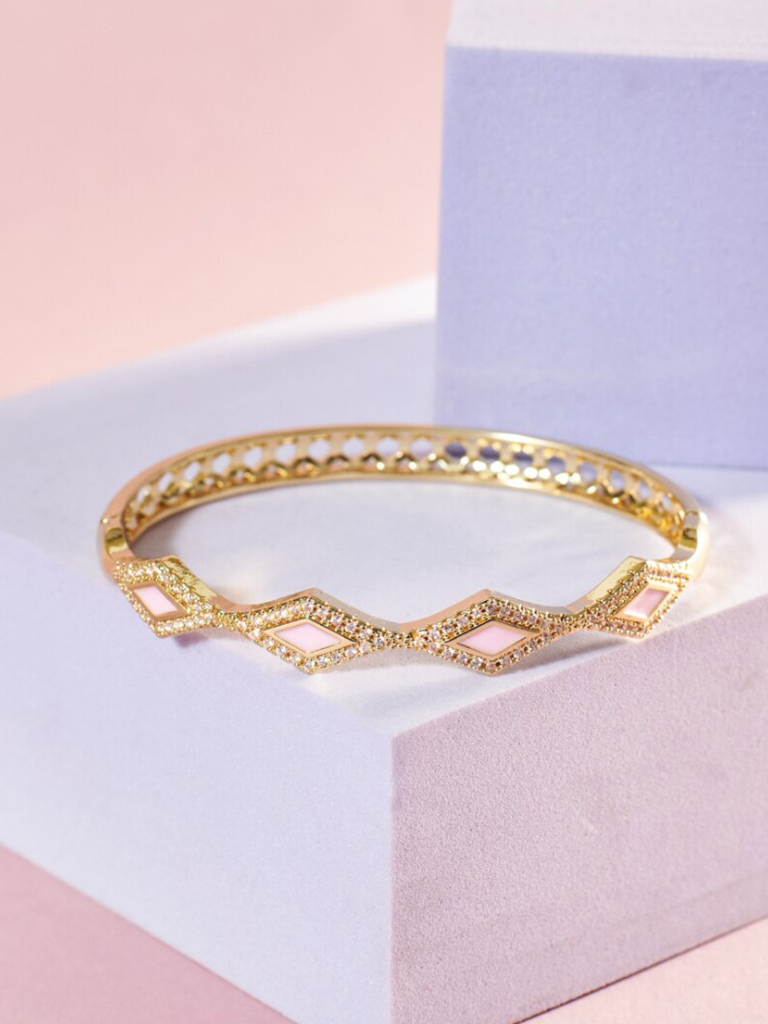 

SALTY Gold-Plated Bangle-Style Bracelet