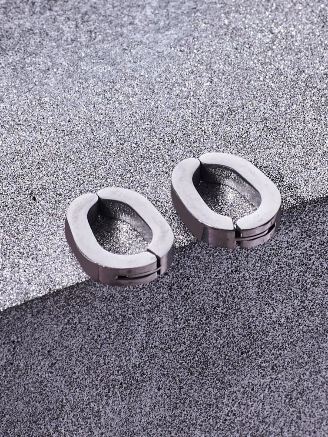 

SALTY Stainless Steel Contemporary Studs, Silver