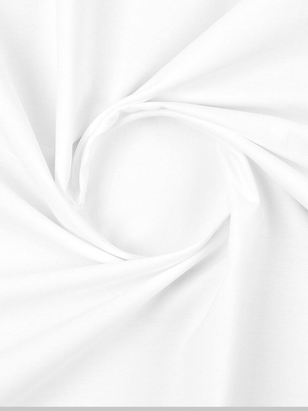 

RAMRAJ solid Cotton blend Shirt unstitched Fabric, White