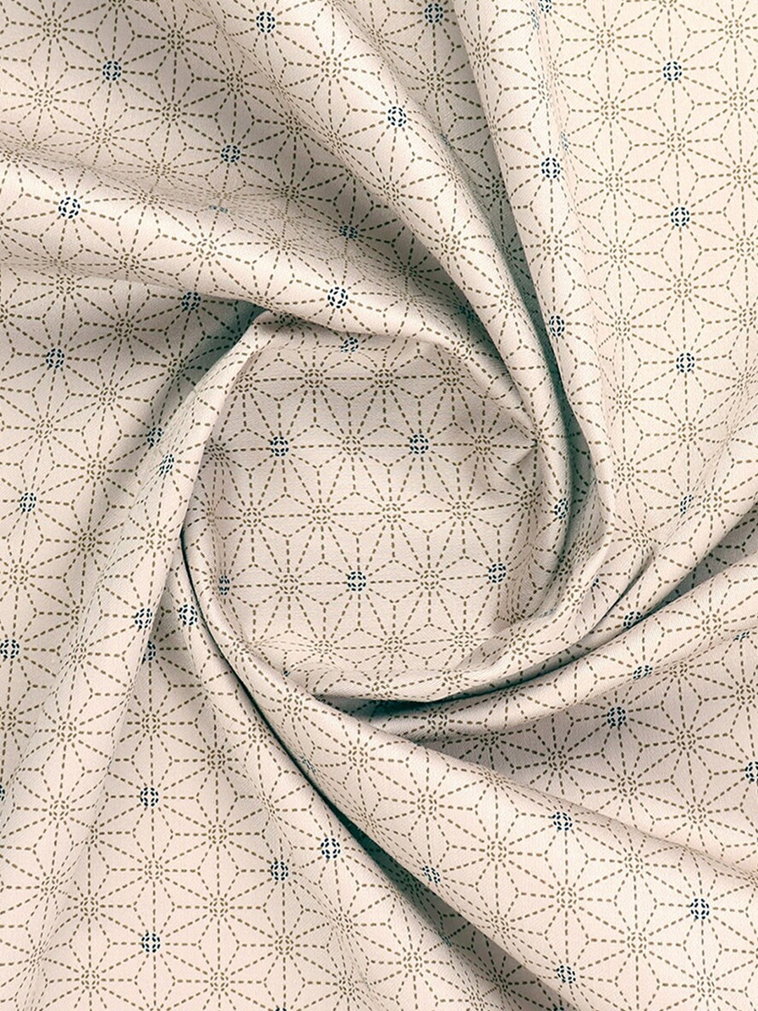 

Ramraj Men Printed Shirt unstitched Fabric, Tan