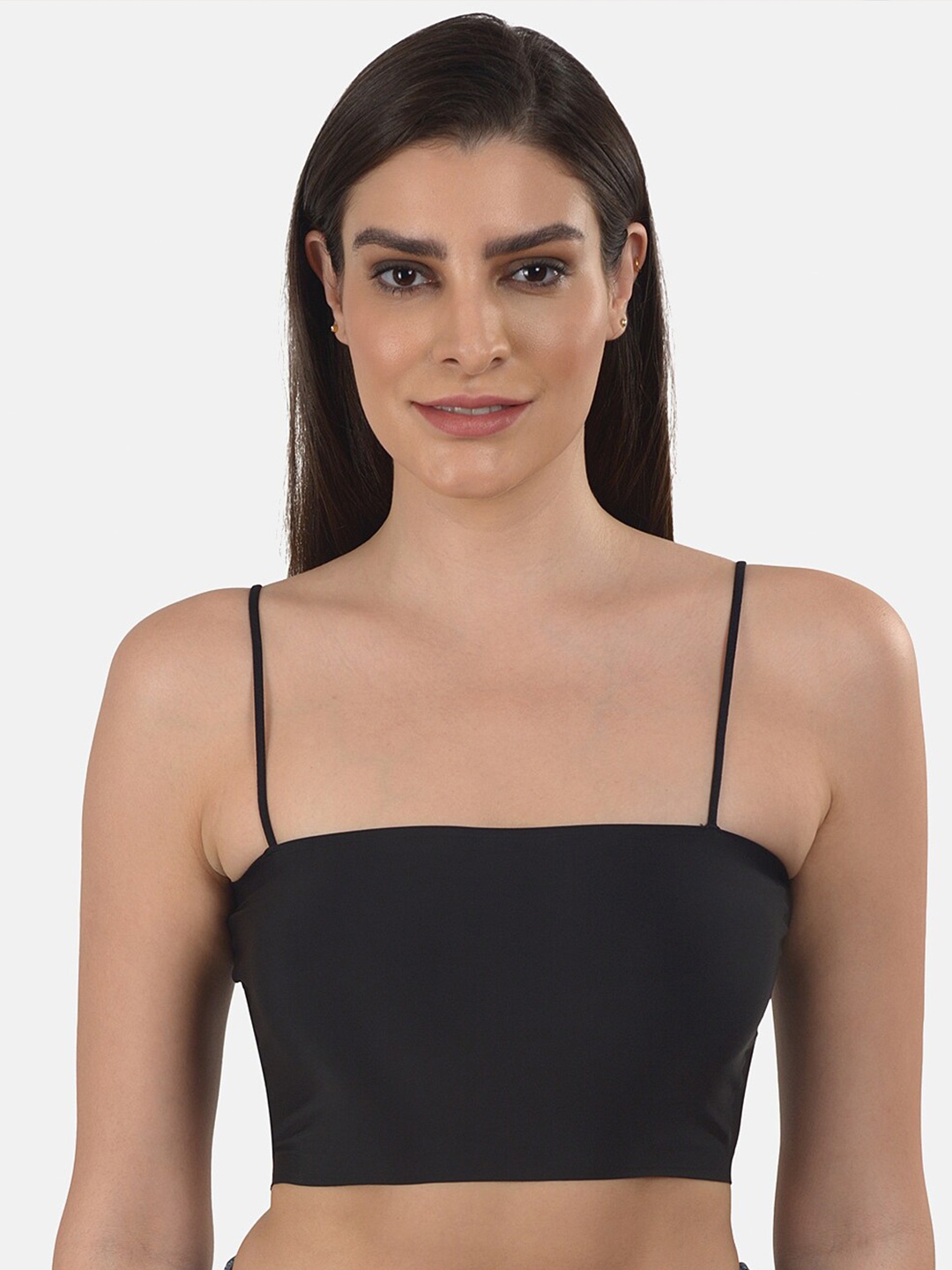 

mod & shy All Day Comfort Bralette Bra - Full Coverage Lightly Padded, Black