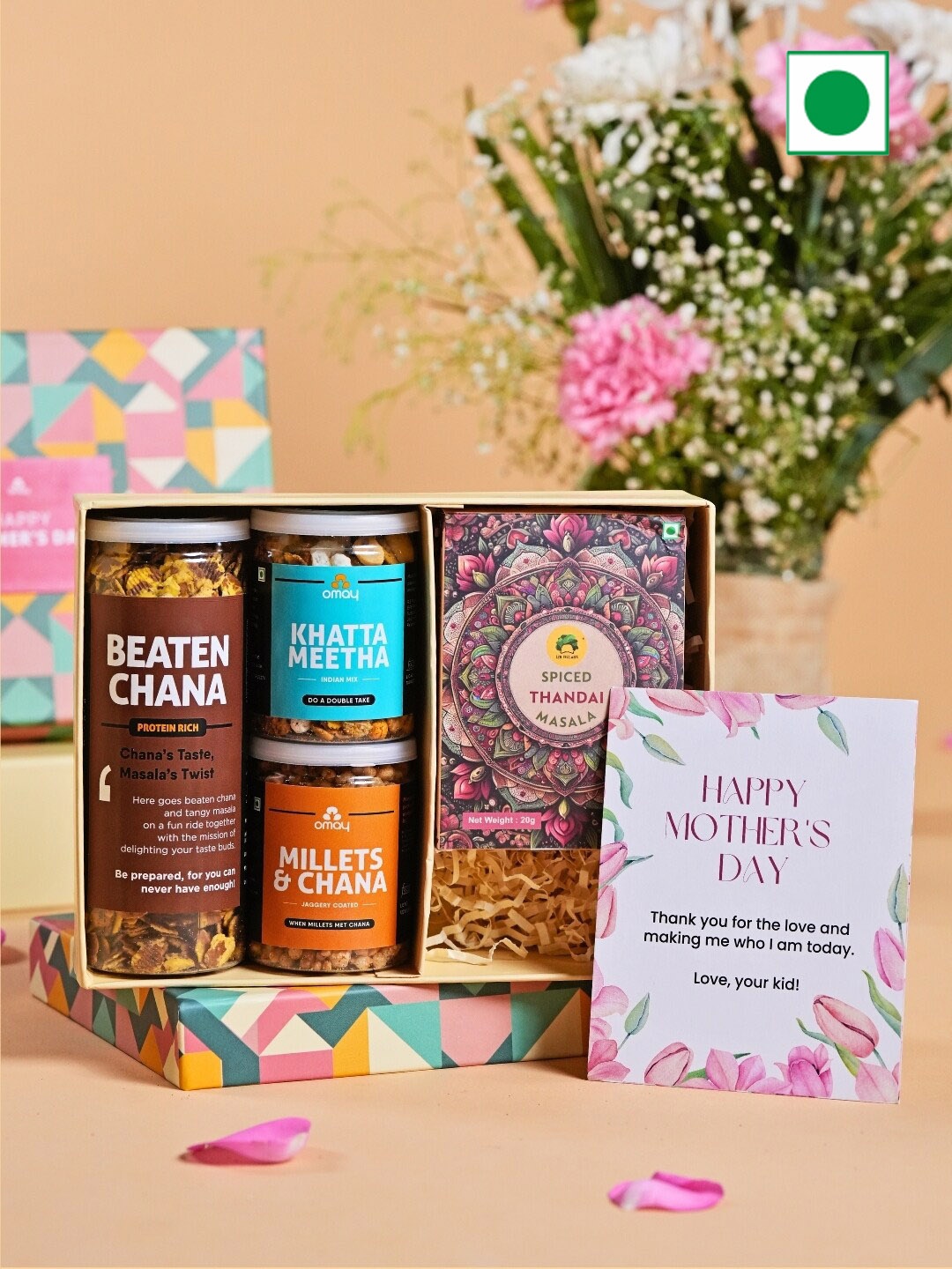 

Omay Foods Moms Treasure Treats Mothers Day Gift Box-700 Gm, Blue