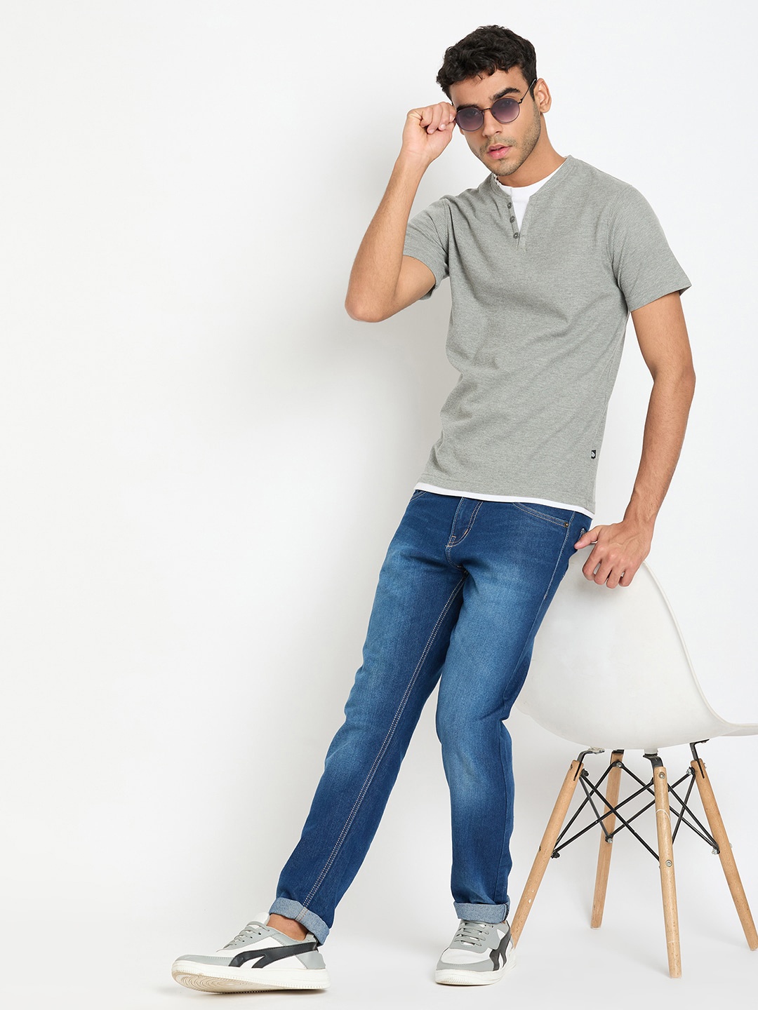 

Club York Round Neck Short Sleeves T-shirt, Grey