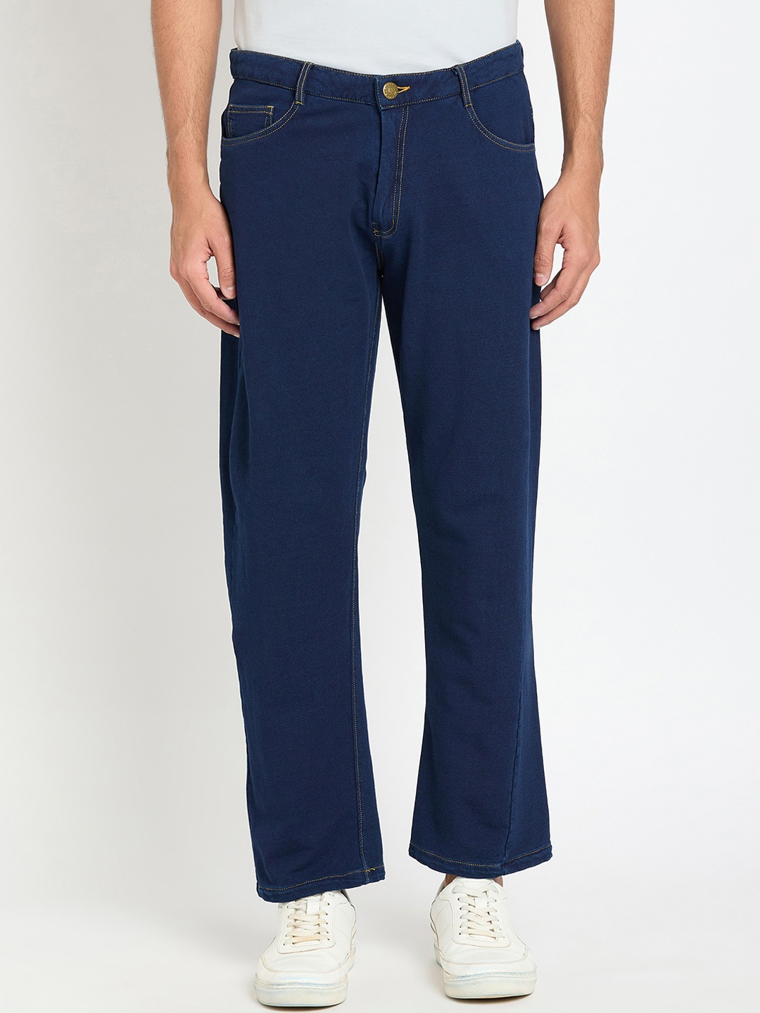 

Club York Men Clean Look Mid Rise Regular Fit Stretchable Jeans, Blue