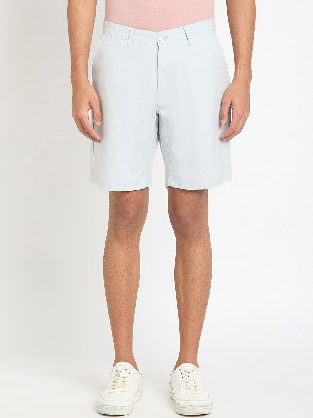 Club York Men Mid-Rise Regular Shorts, Blue