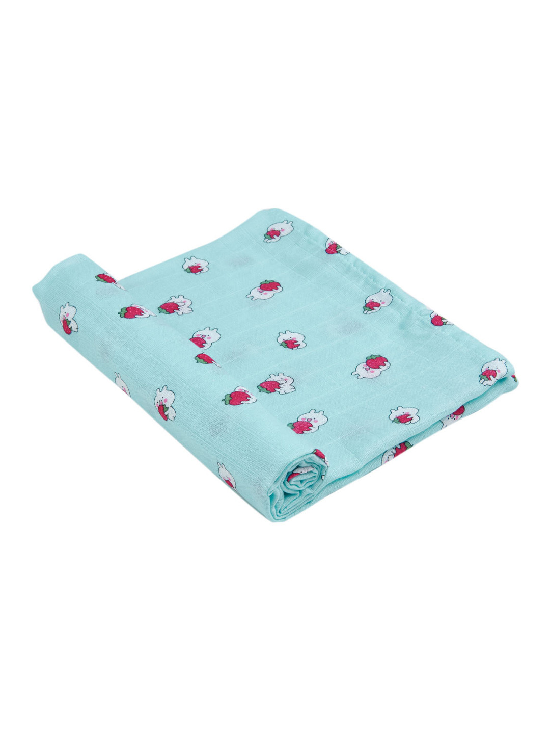

Babywish Infants Printed Organic Cotton Swaddle, Blue
