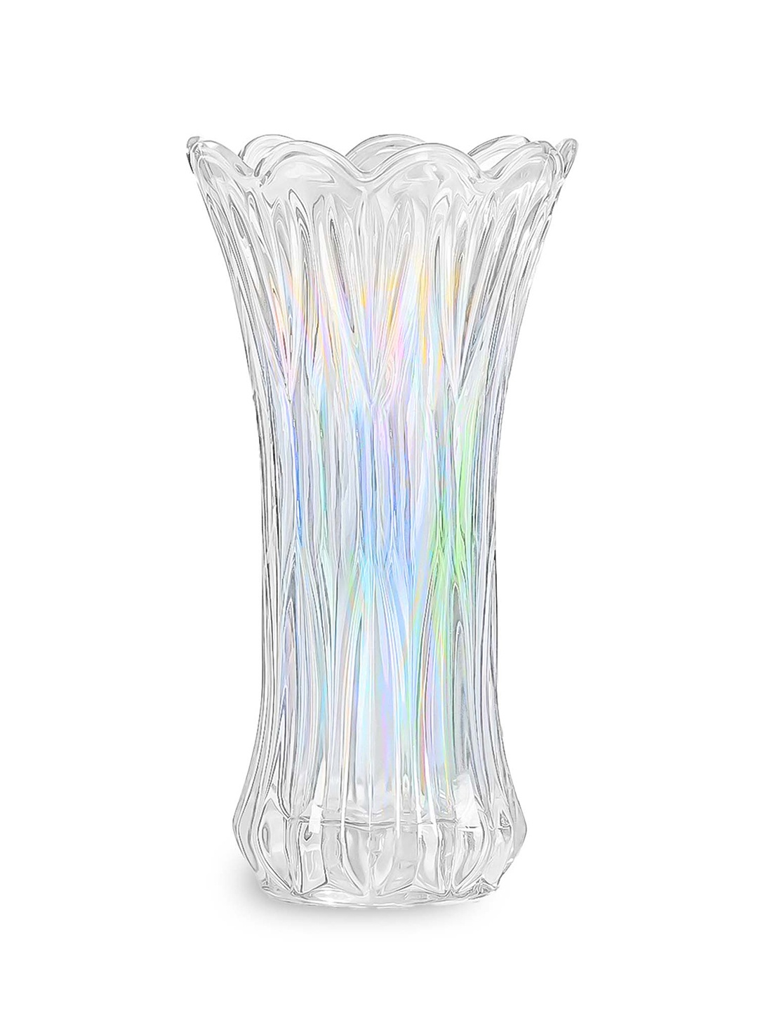 

Ekhasa Transparent Glass Flower Vase