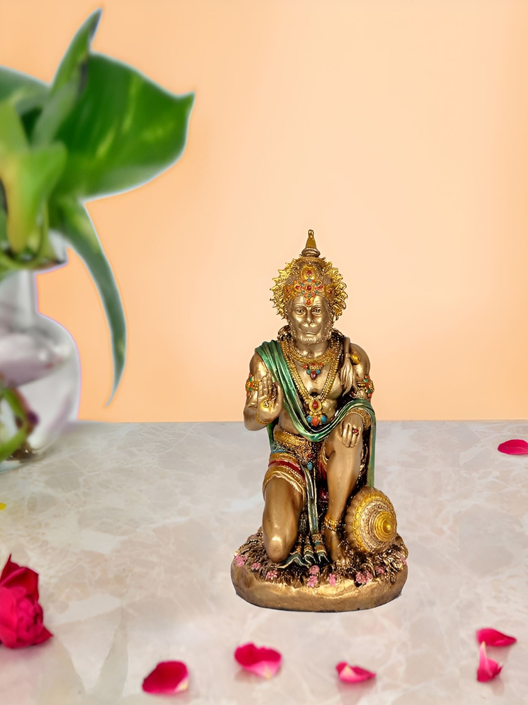 

E-Ezra Gold-Toned Religious Idol Showpiece