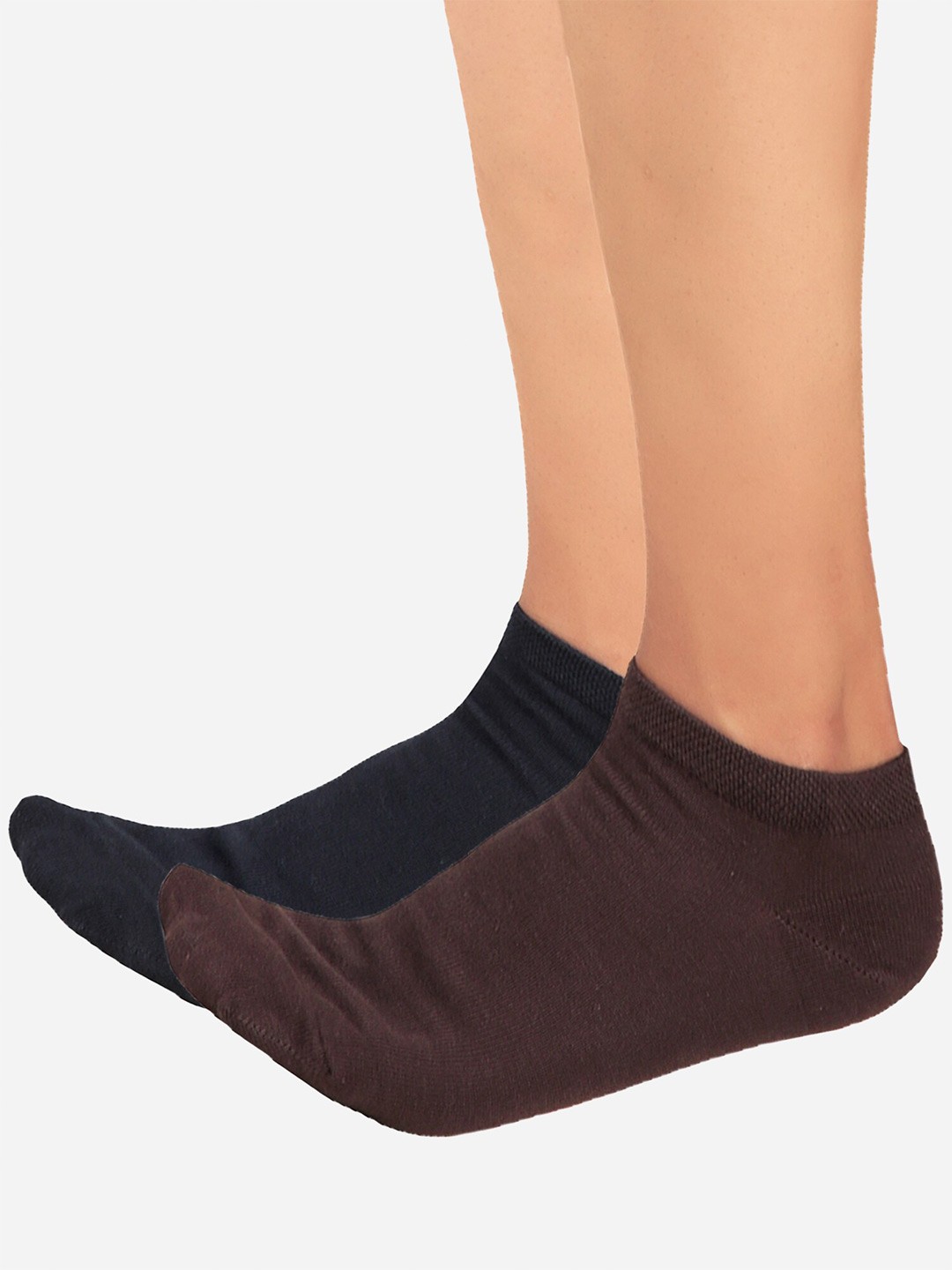 

Bodycare Men Pack Of 3 Anti Bacterial Ankle-Length Socks, Navy blue