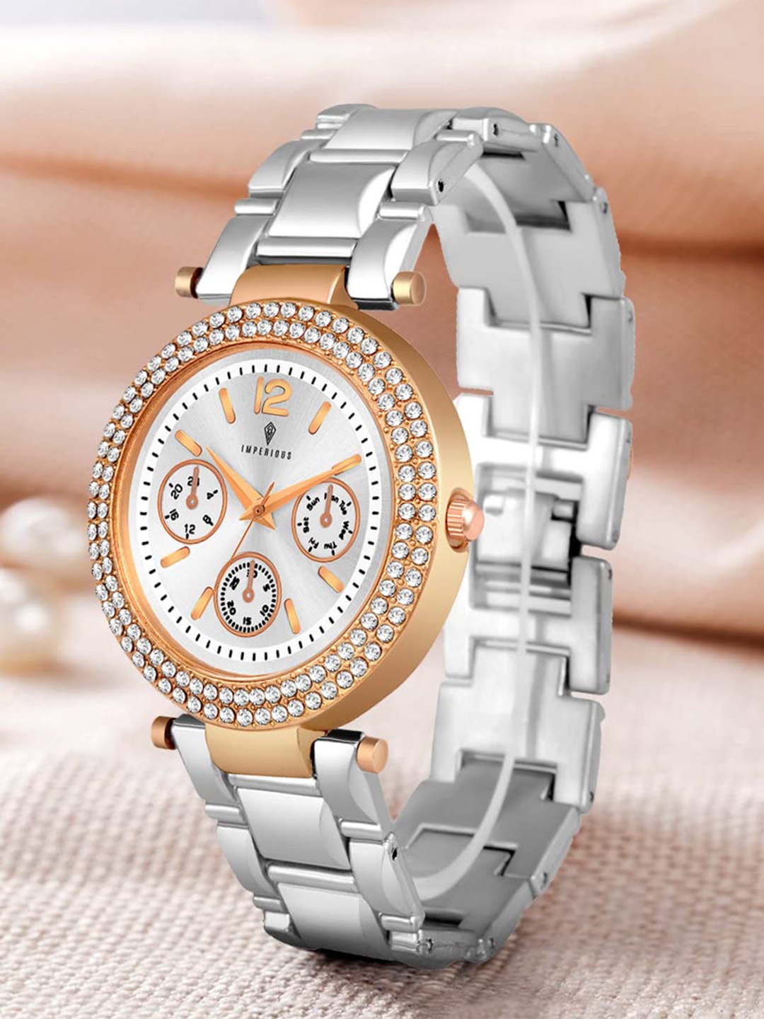 

Imperious- The Royal Way Women Bracelet Style Straps Analogue Watch IMP-SLVR-106-1, Silver