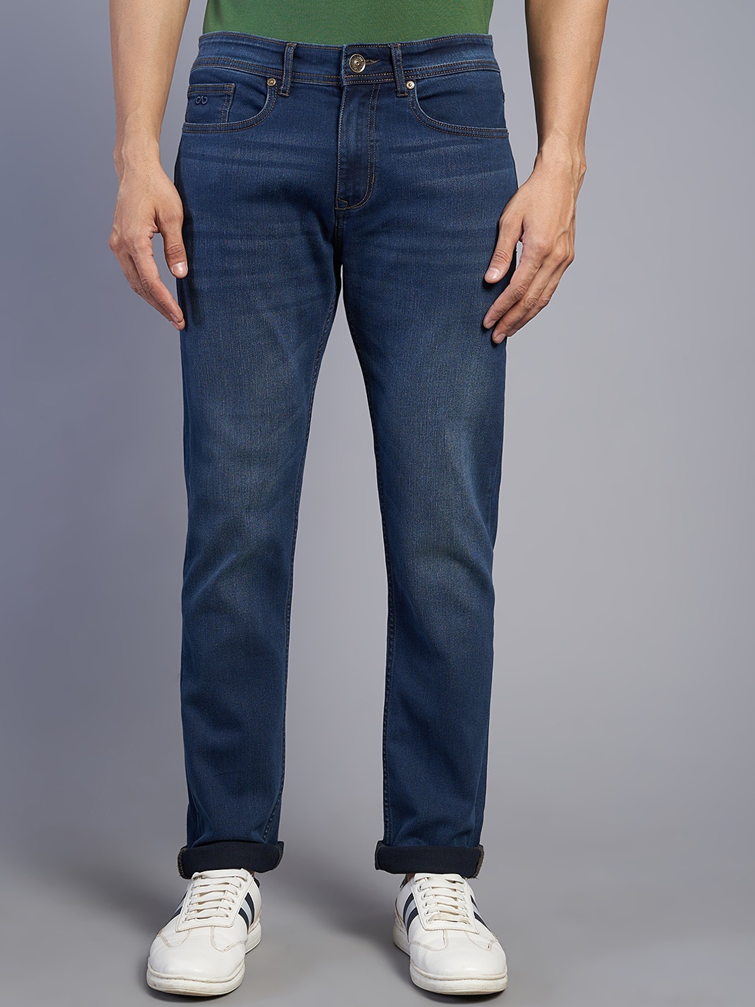 

JADE BLUE Men Slim Fit Light Fade Stretchable Jeans