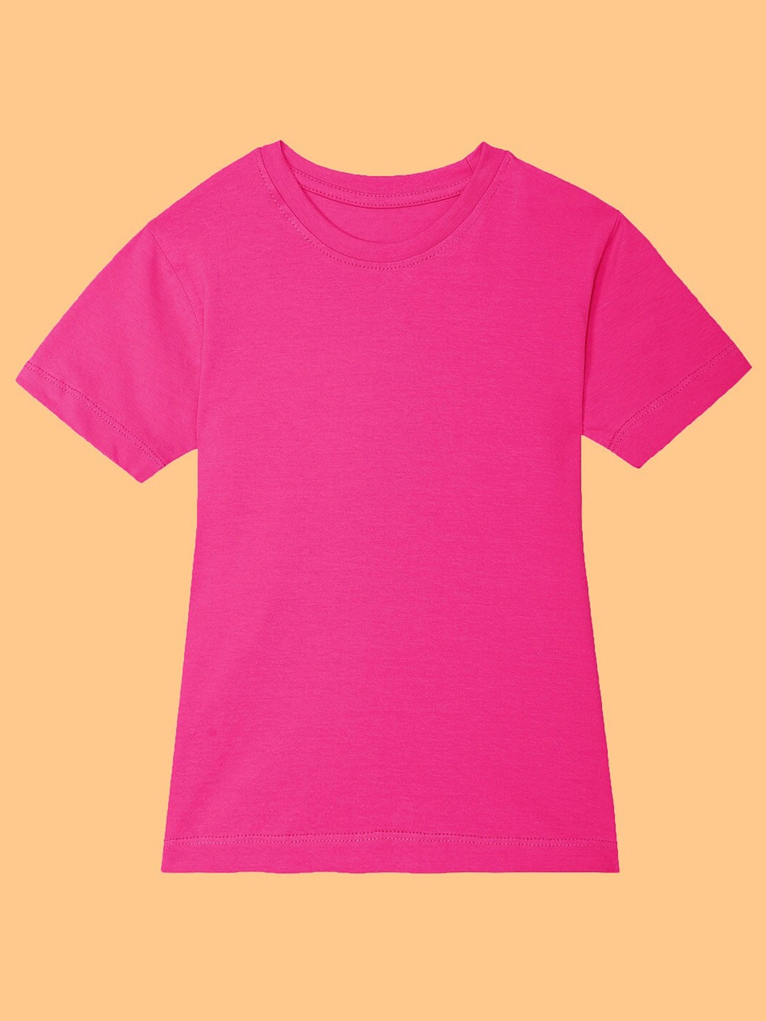 

BAESD Girls Round Neck Short Sleeves Regular T-shirt, Pink