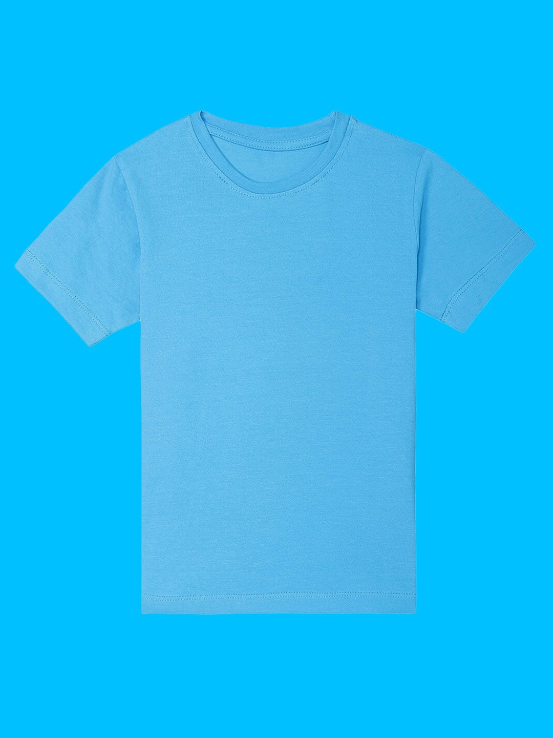 

BAESD Boys Round Neck Short Sleeves Cotton T-shirts, Blue