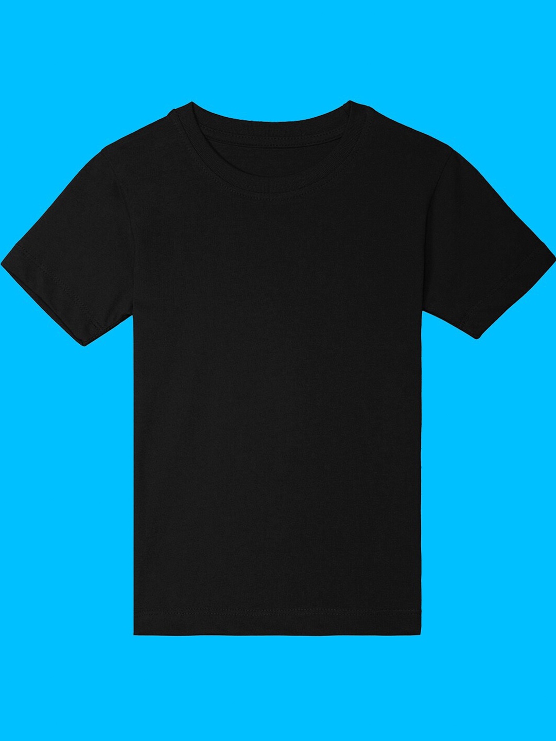

BAESD Boys Round Neck T-shirt, Black