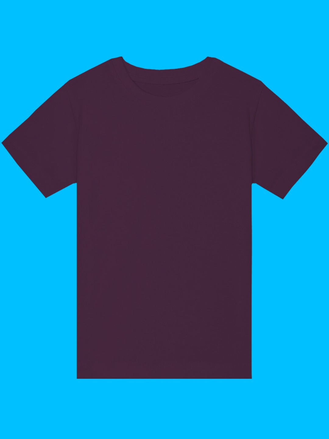 

BAESD Boys Round Neck T-shirt, Maroon