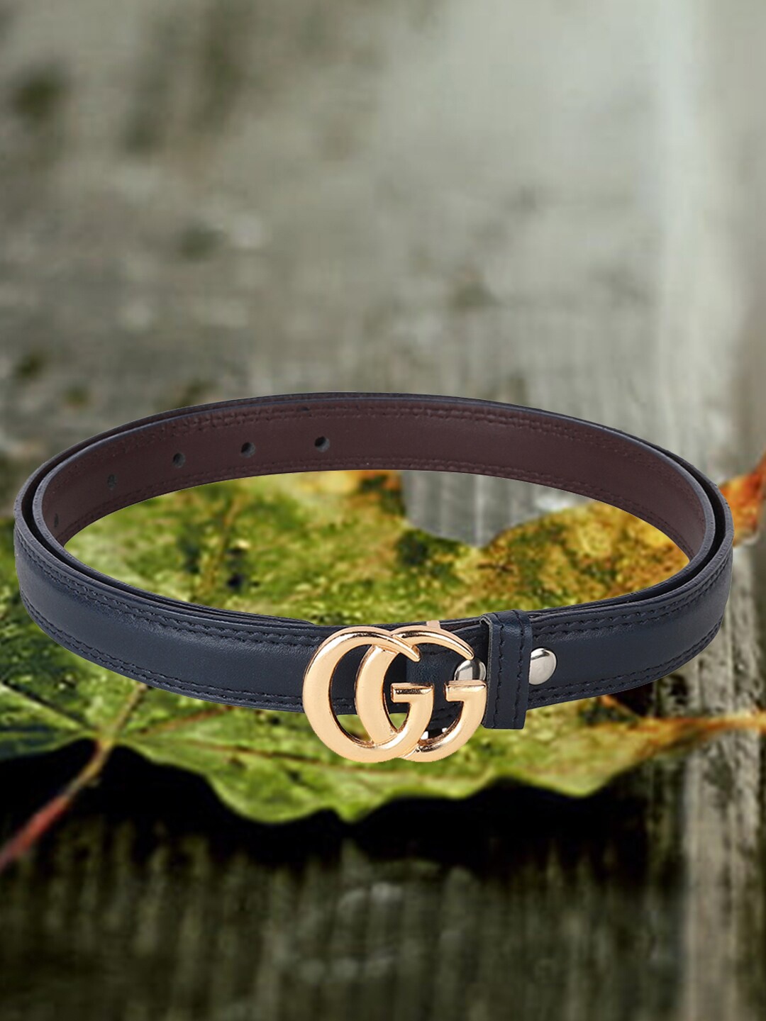 

Mast & Harbour Women Solid Casual Belt, Blue