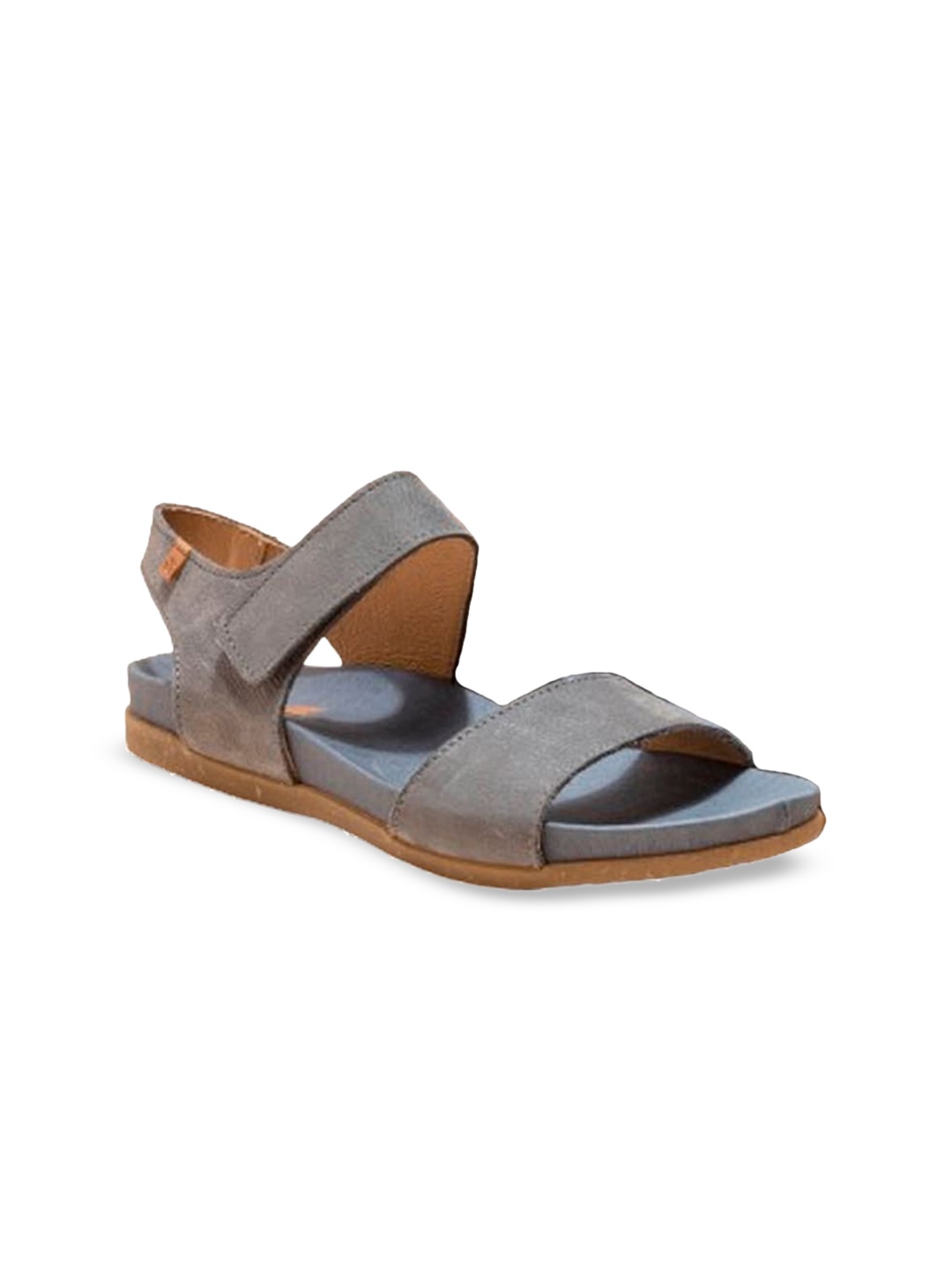 

El Naturalista Leather Sports Sandals, Grey