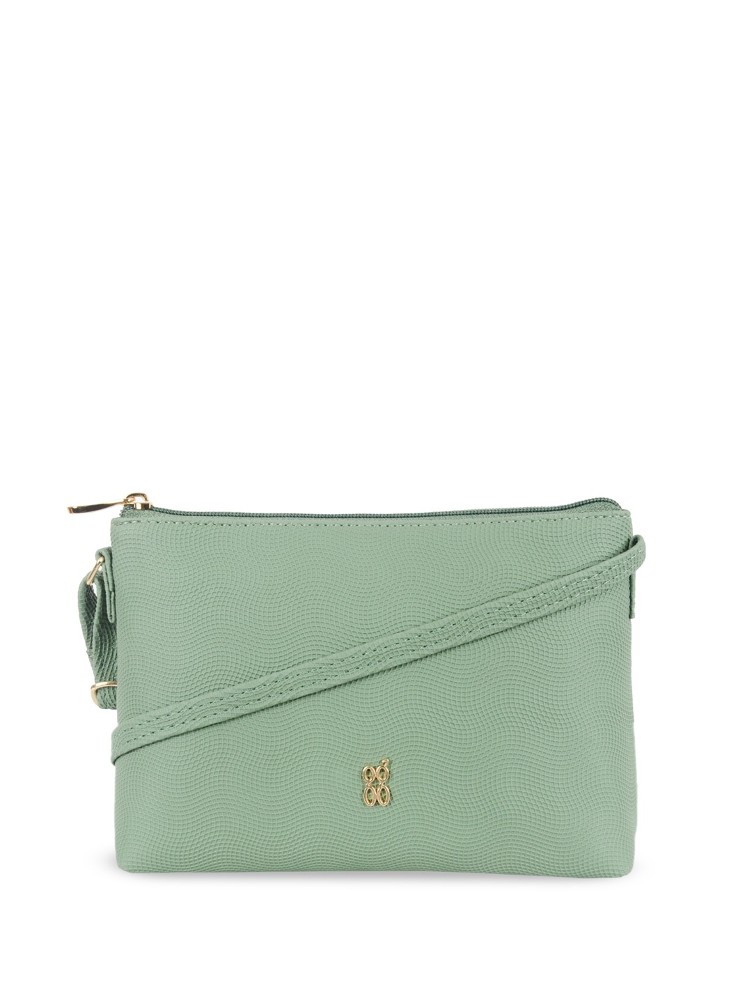 

Baggit Structured Sling Bag, Green