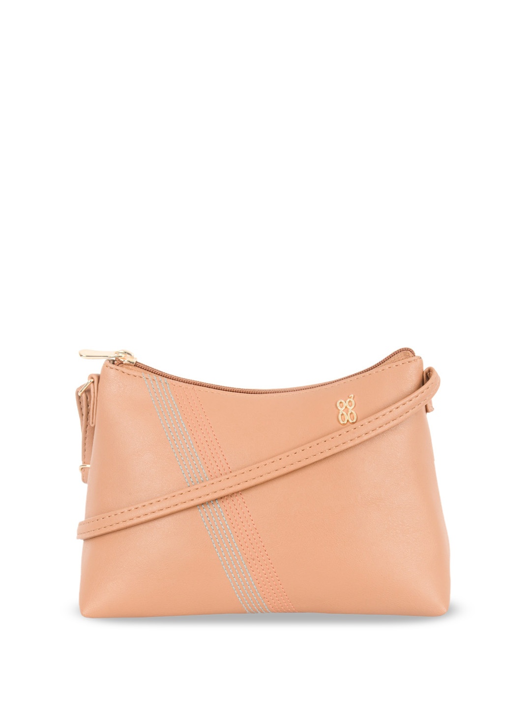 

Baggit Structured Sling Bag, Beige