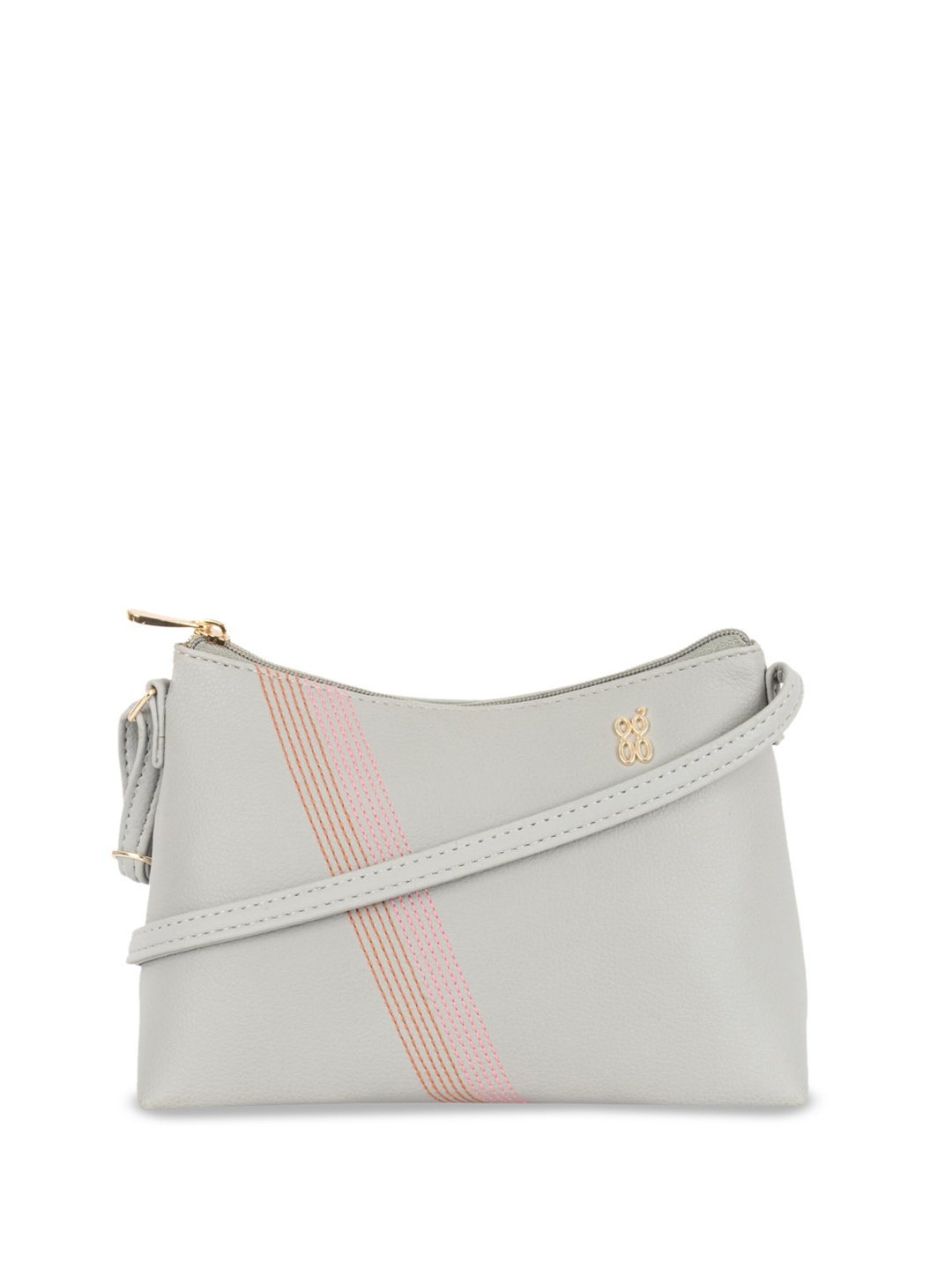 

Baggit Half Moon Sling Bag, Grey