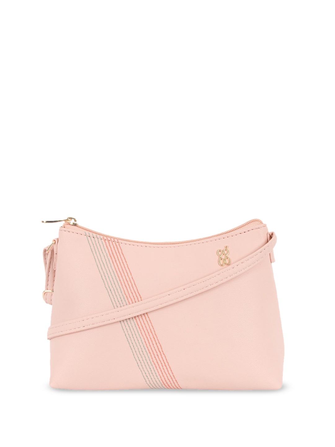 

Baggit Structured Sling Bag, Rose