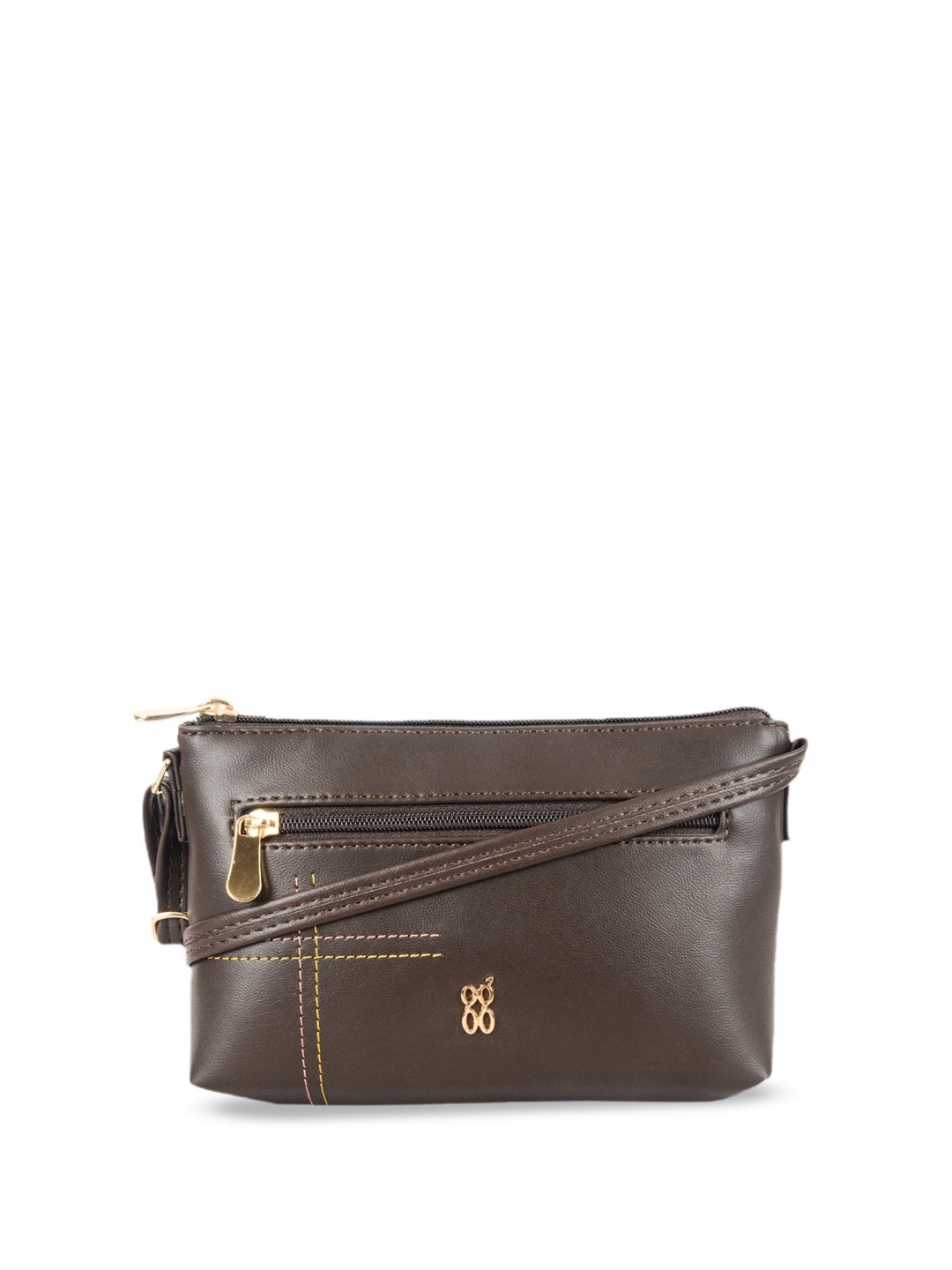 

Baggit Structured Sling Bag, Brown