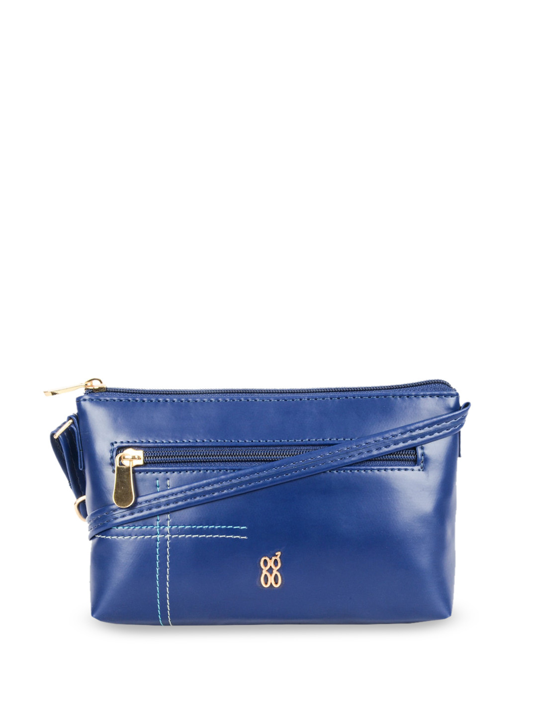 

Baggit Structured Sling Bag, Navy blue