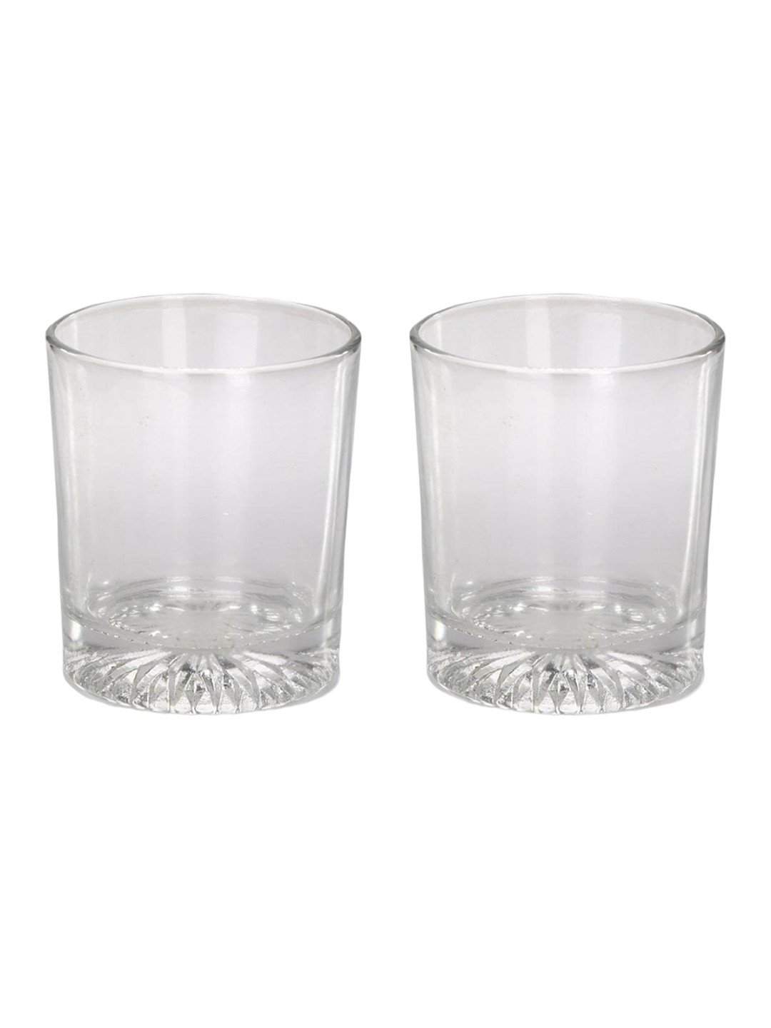

1ST TIME Transparent 2 Pieces Water Glasses 300 ml Each
