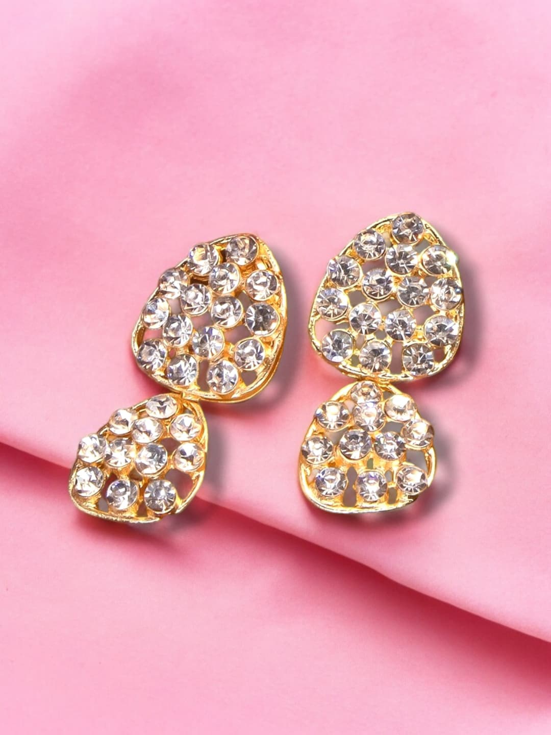 

Manikya Gold-Plated Geometric Drop Earrings