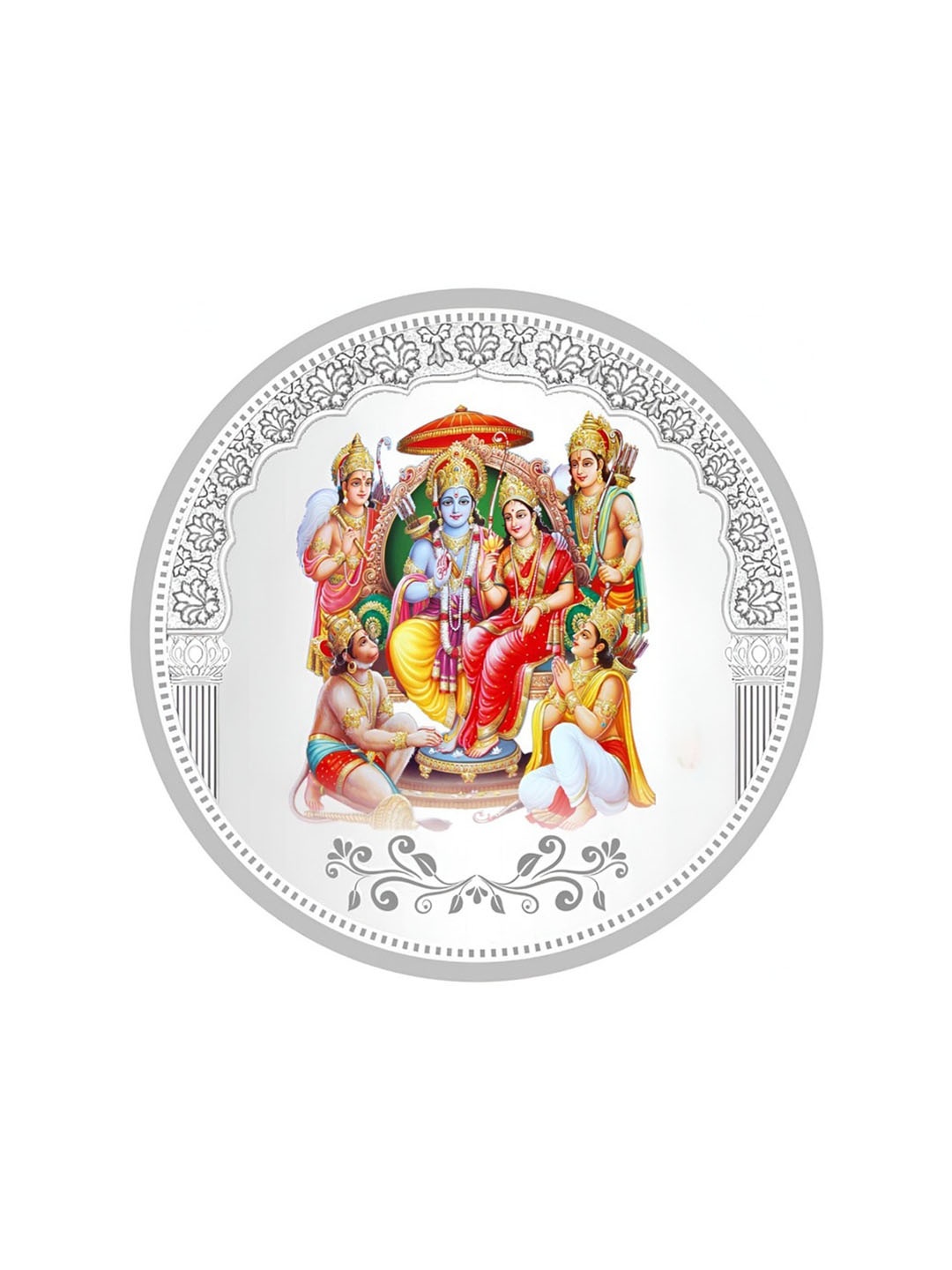 

TEEMOODS RamDarbar 999 Pure Silver Coin-10 grams