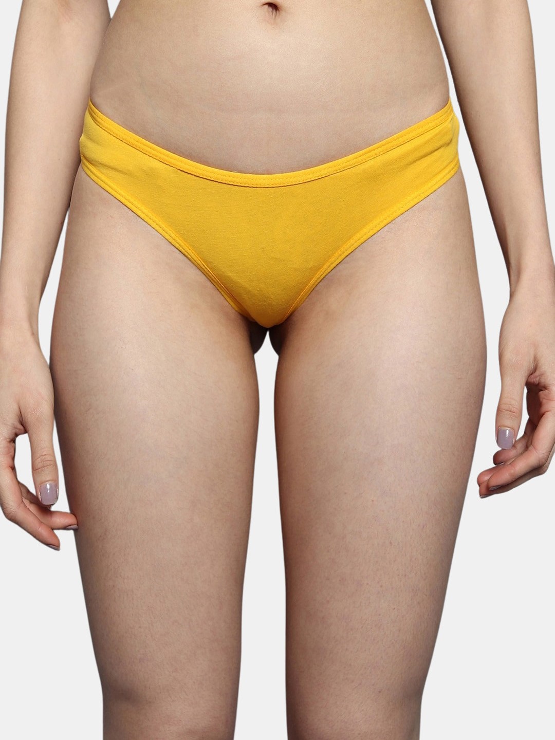 

BLEEDING HEART Low Rise Thongs Briefs, Mustard