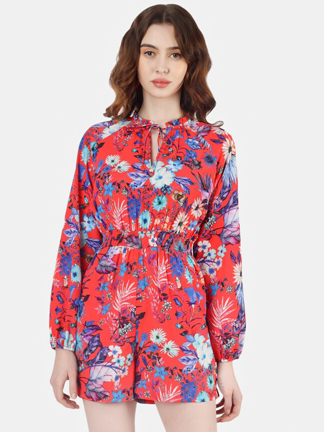 

Sukshat Printed Jumpsuit, Red