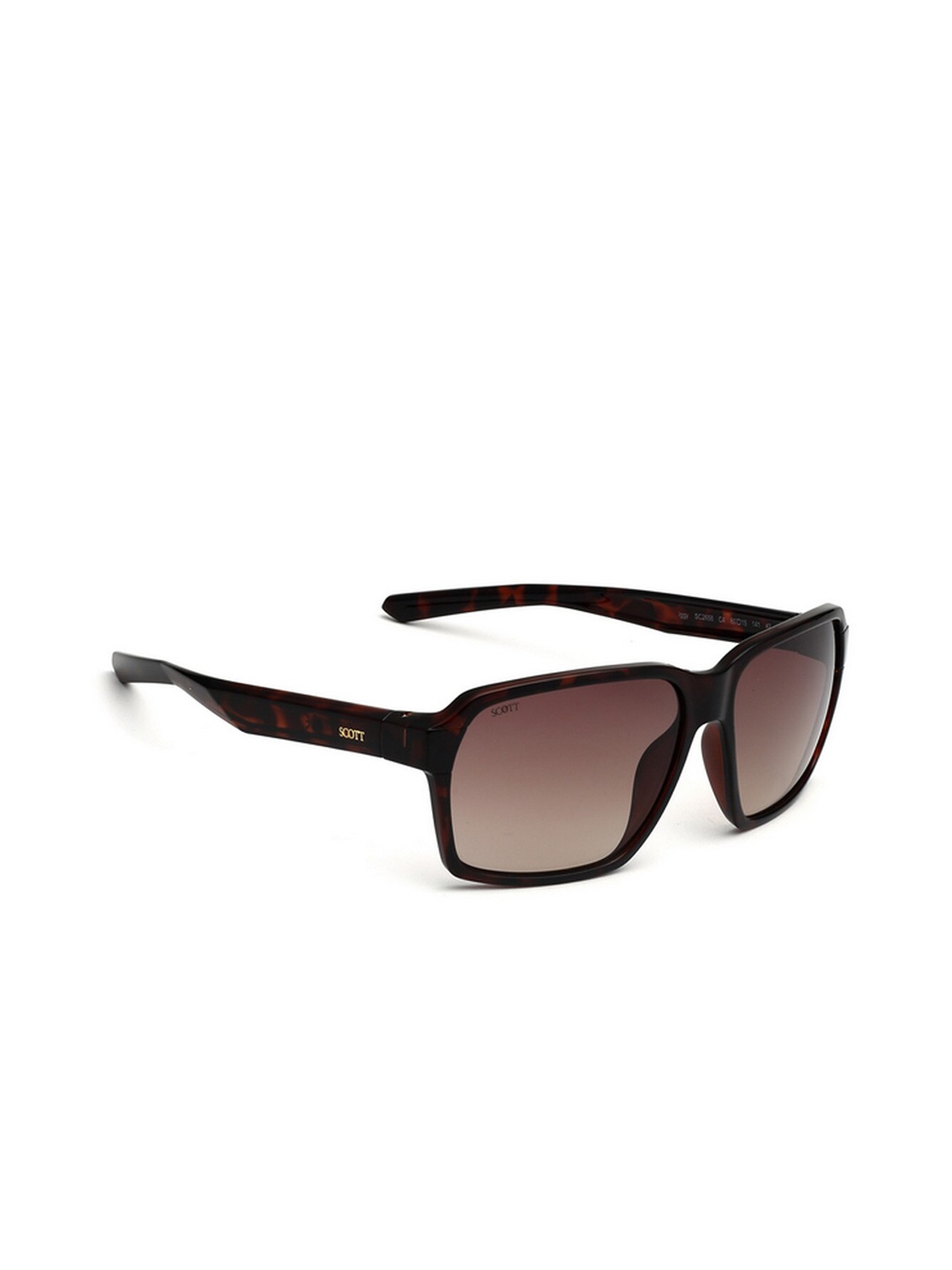 

SCOTT Unisex Square Sunglasses with UV Protected Lens SCOTT 2658 IGGY C4 S, Brown
