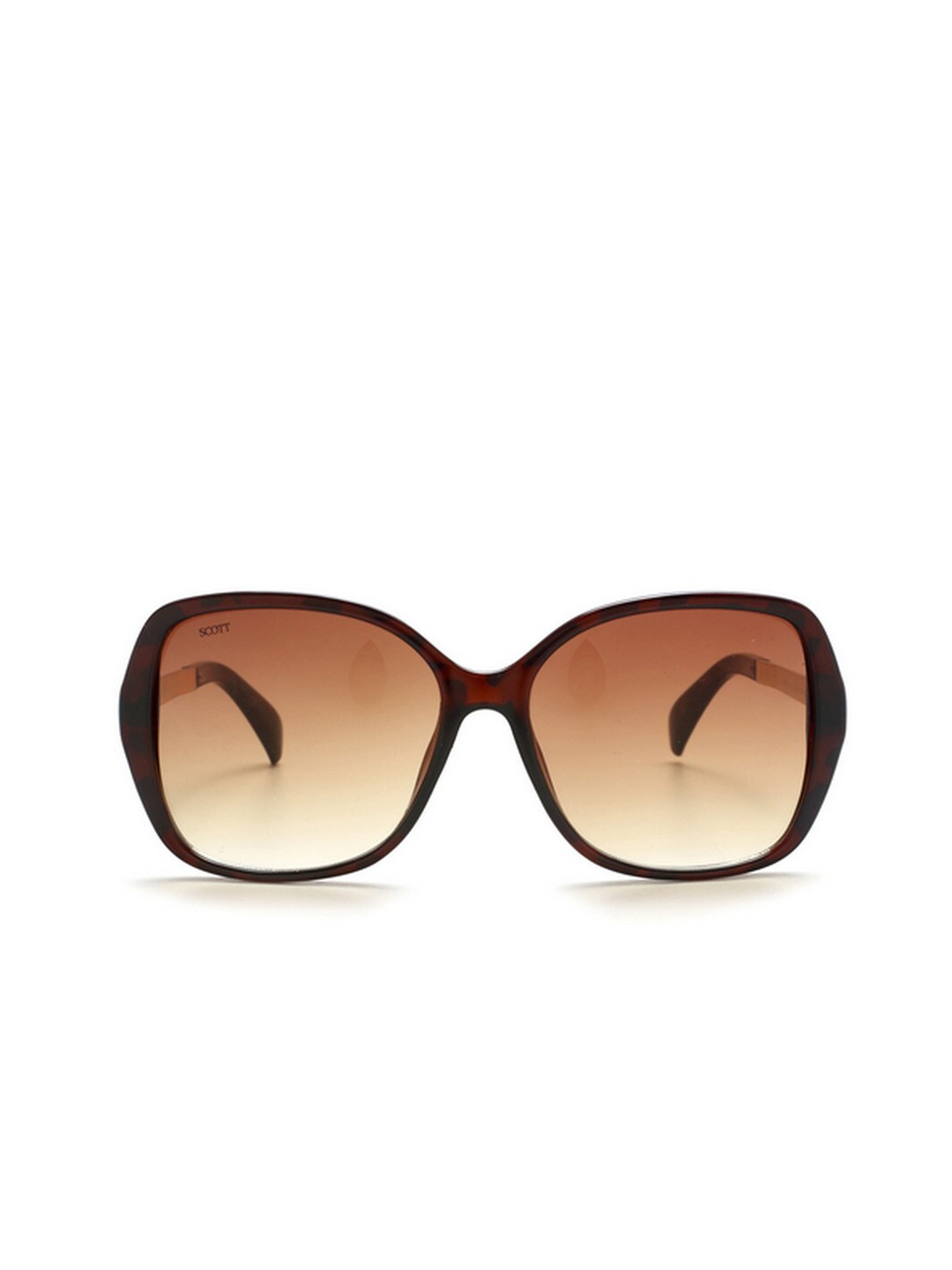 

SCOTT Women Square Sunglasses with UV Protected Lens Scott 2516 C2 Rebecca 56, Brown