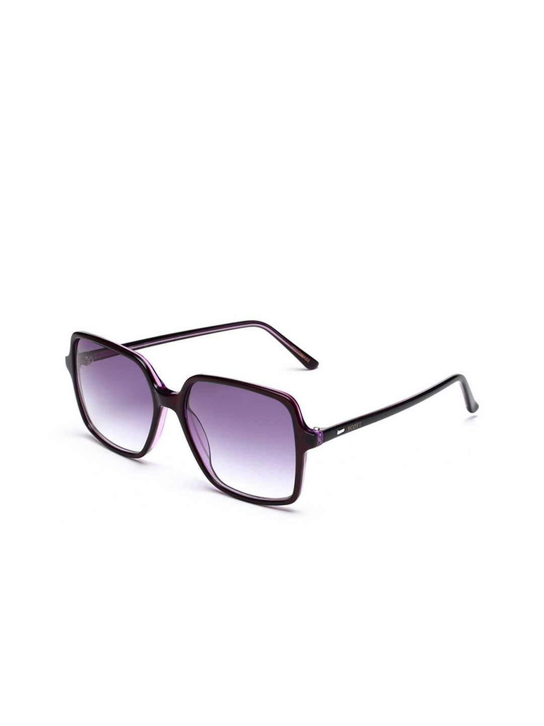 

SCOTT Women Square Sunglasses with UV Protected Lens Scott 10009 Stella C3 55 S, Purple