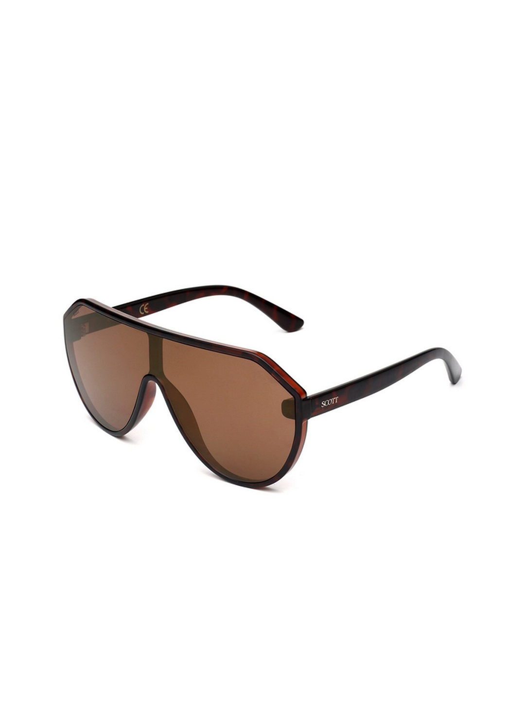 

SCOTT Men Square Sunglasses with UV Protected Lens SCOTT 2606 GLENN C3 S, Brown