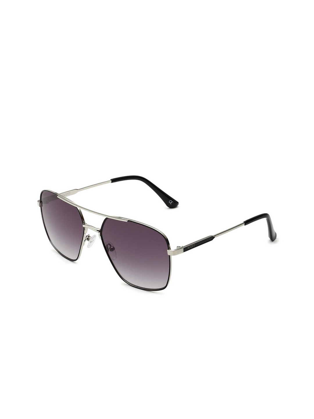 

SCOTT Men Aviator Sunglasses with UV Protected Lens SCOTT 2645 BON C3 S, Grey