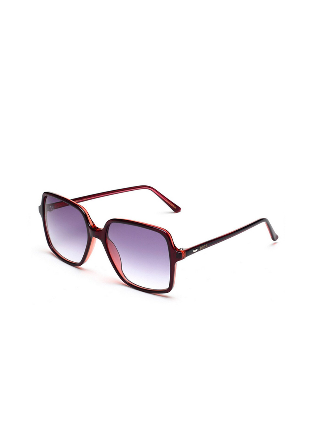 

SCOTT Women Square Sunglasses with UV Protected Lens Scott 10009 Stella C4 55 S, Purple