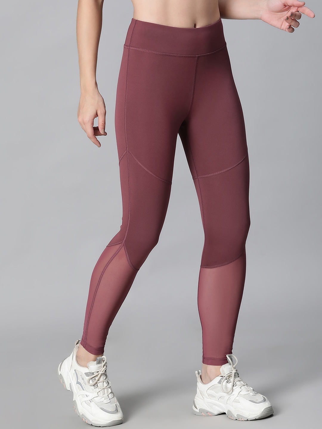 

ATHLISIS High Rise Dry Fit Training Tights, Mauve