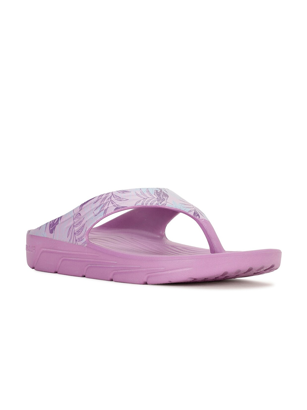 

Floatz Women Printed Thong Flip-Flops, Purple