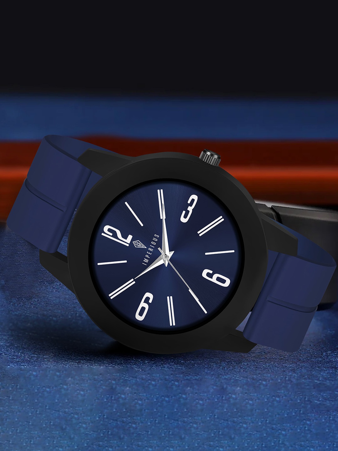 

Imperious- The Royal Way Men Printed Round Shaped Analogue Watch IMP-Blue-701