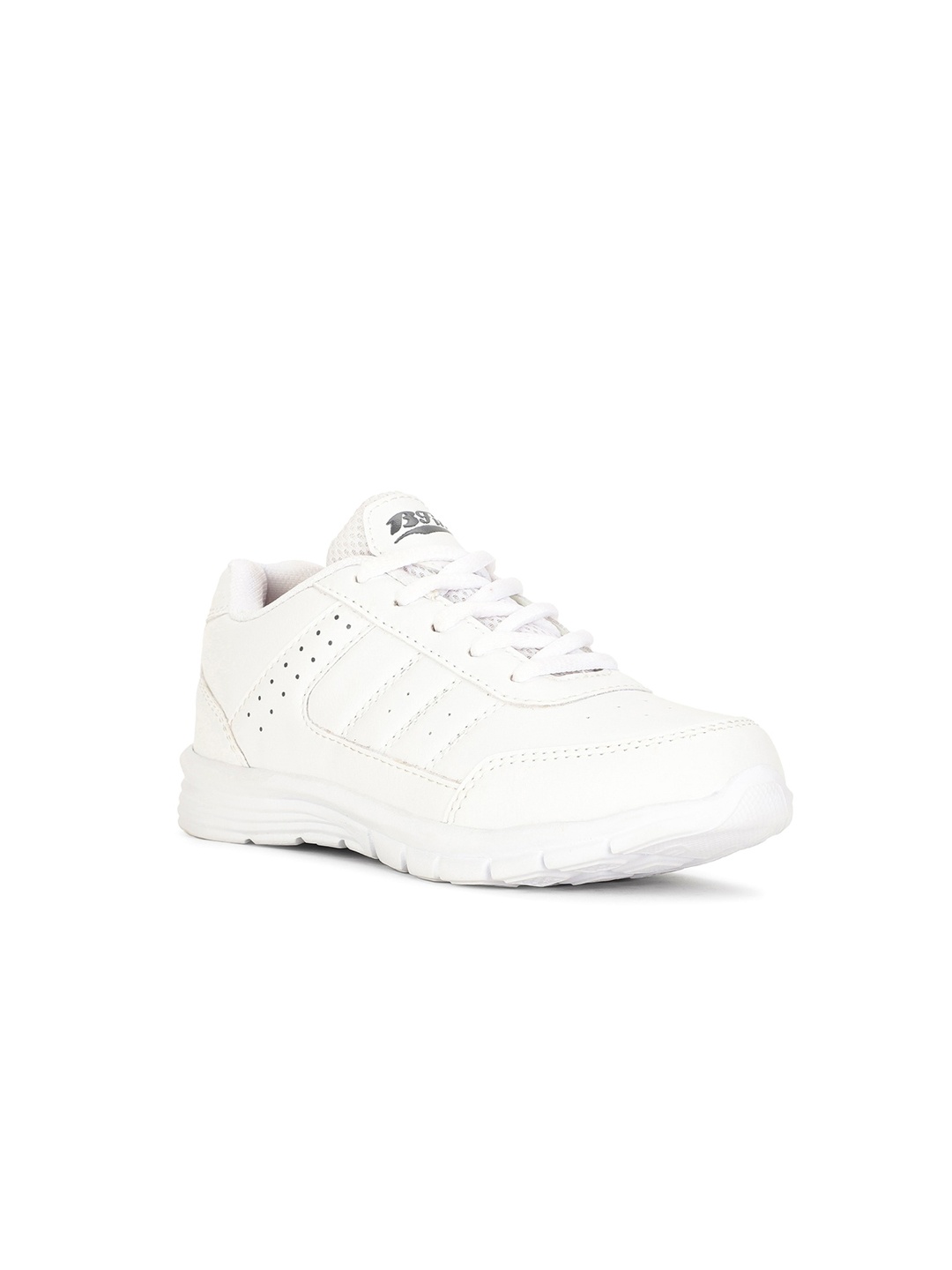 

Bata Kids PHIL E 24 Round Toe Lace-Up School Shoes, White
