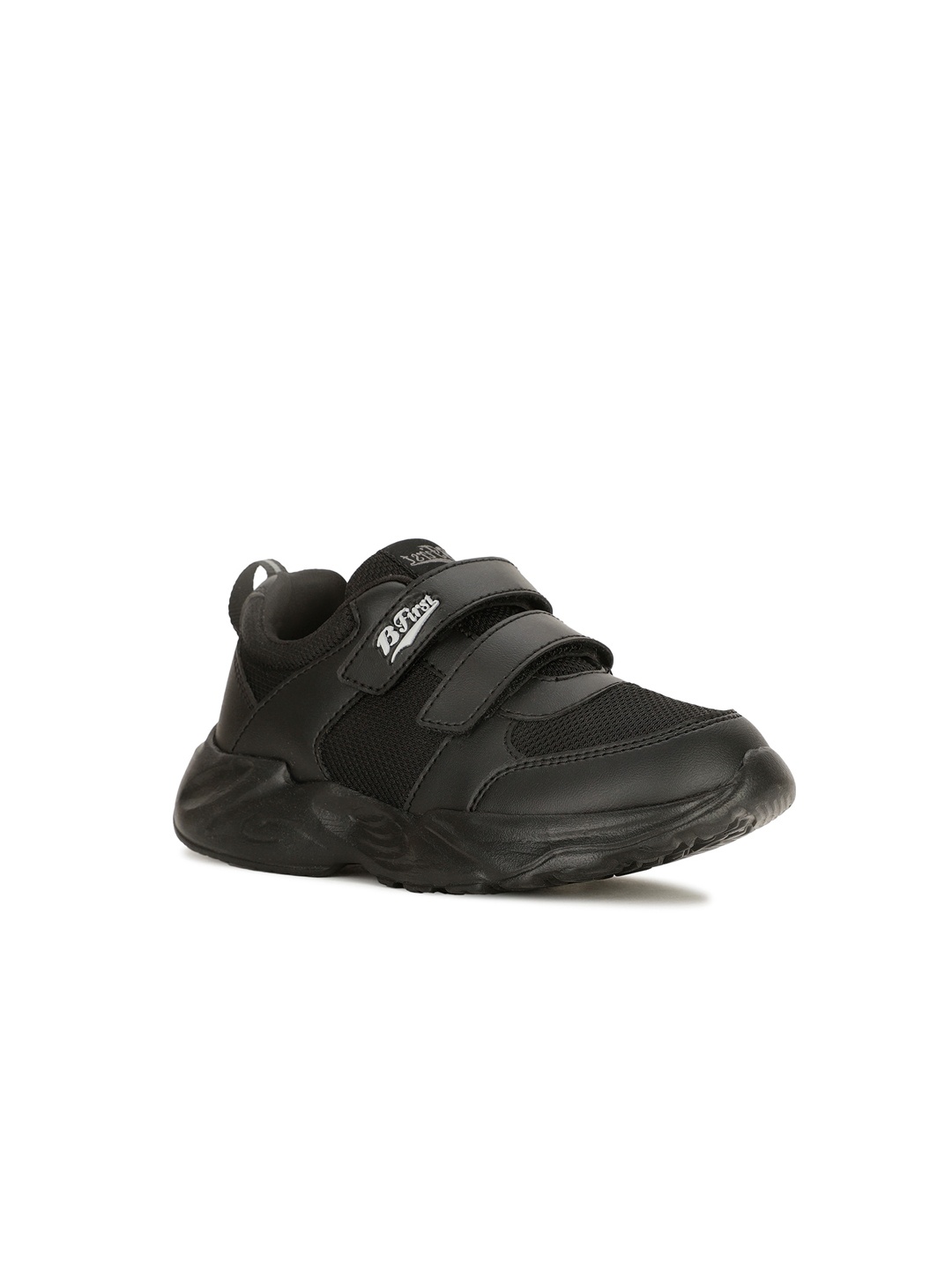 

Bata Kids PETER E 24 Velcro School Sneakers, Black